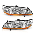 Chrome Headlights Assembly Pair P328024