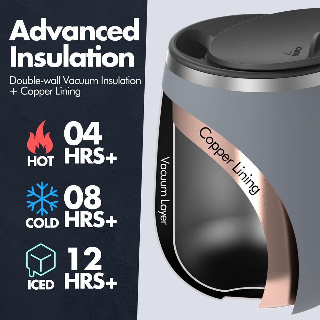16 oz Insulated Stainless Steel Coffee Mug 2-Pack Q482498