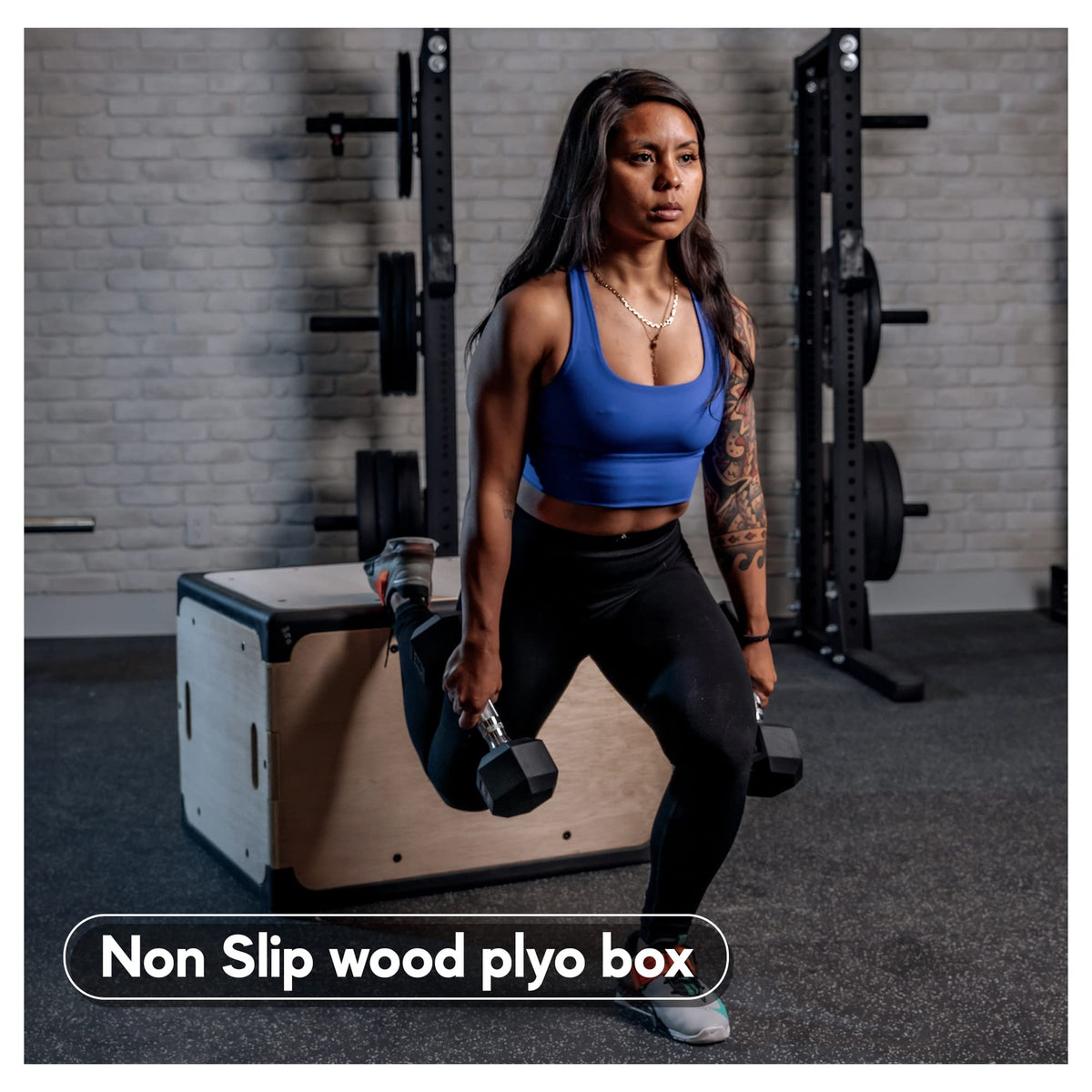 3 in 1 Foam and Wood Plyometric Box W180