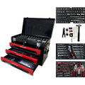 3-Drawer Steel Tool Chest with 439-Piece Mechanics Tool Set S1025