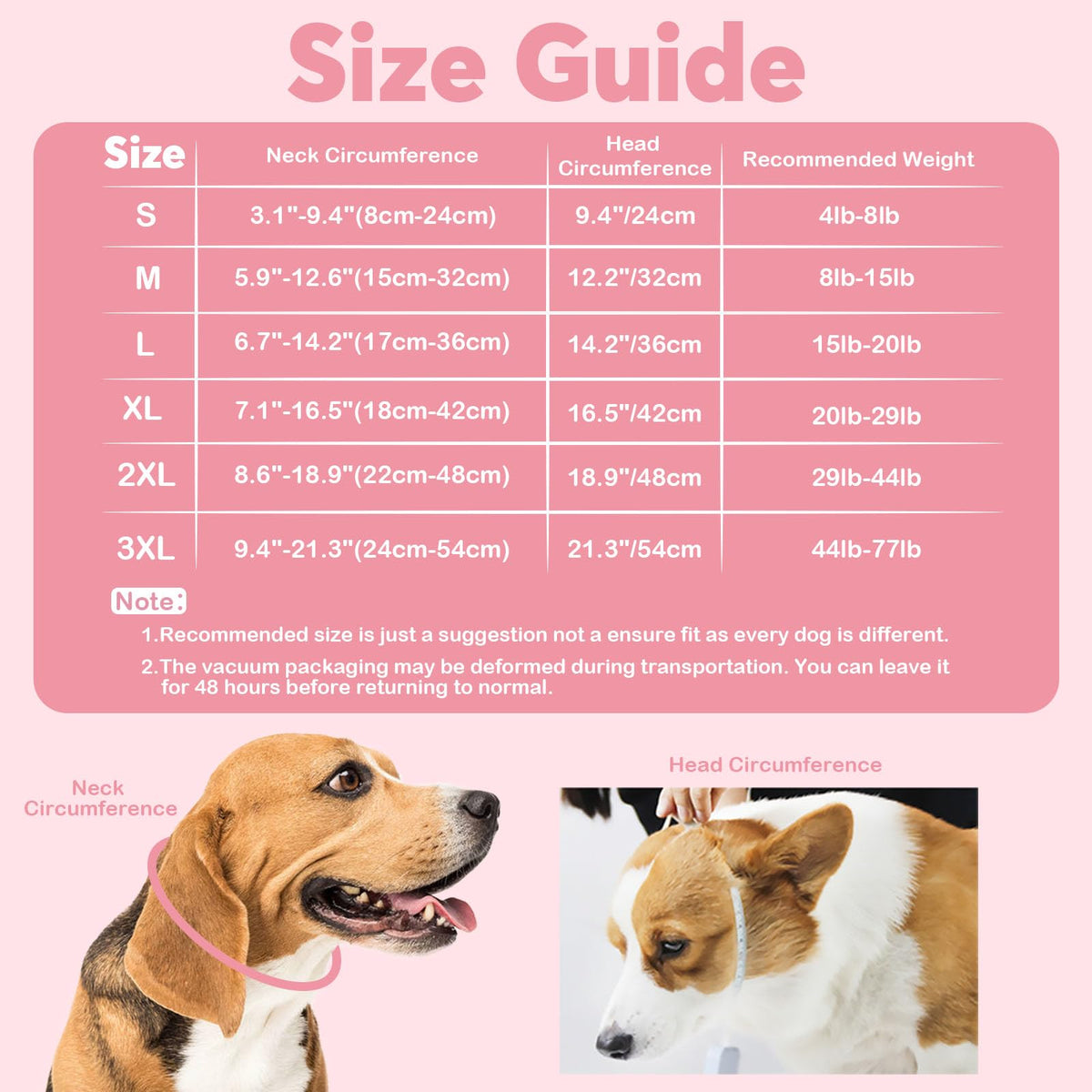 Waterproof Soft Dog Recovery Collar D555073