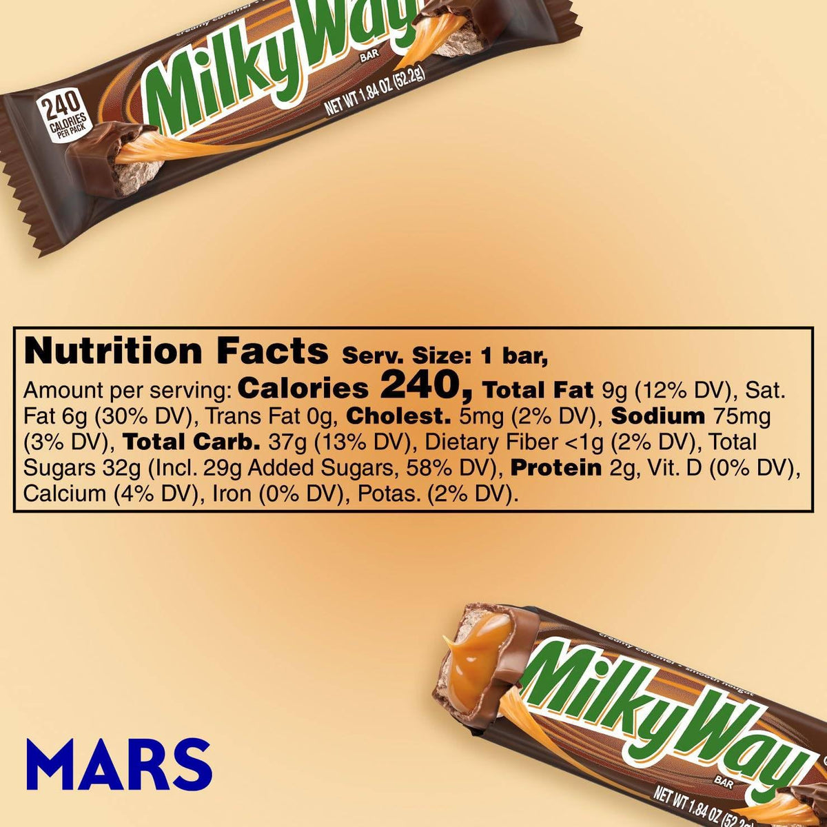 Milk Chocolate Caramel Candy Bars 36 ct K88457