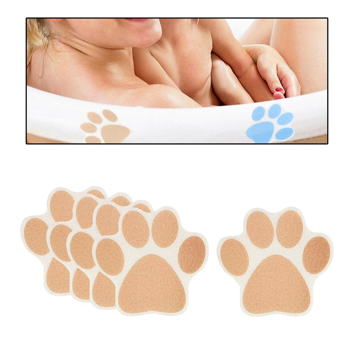 Brown Non Slip Bathtub Stickers M15255