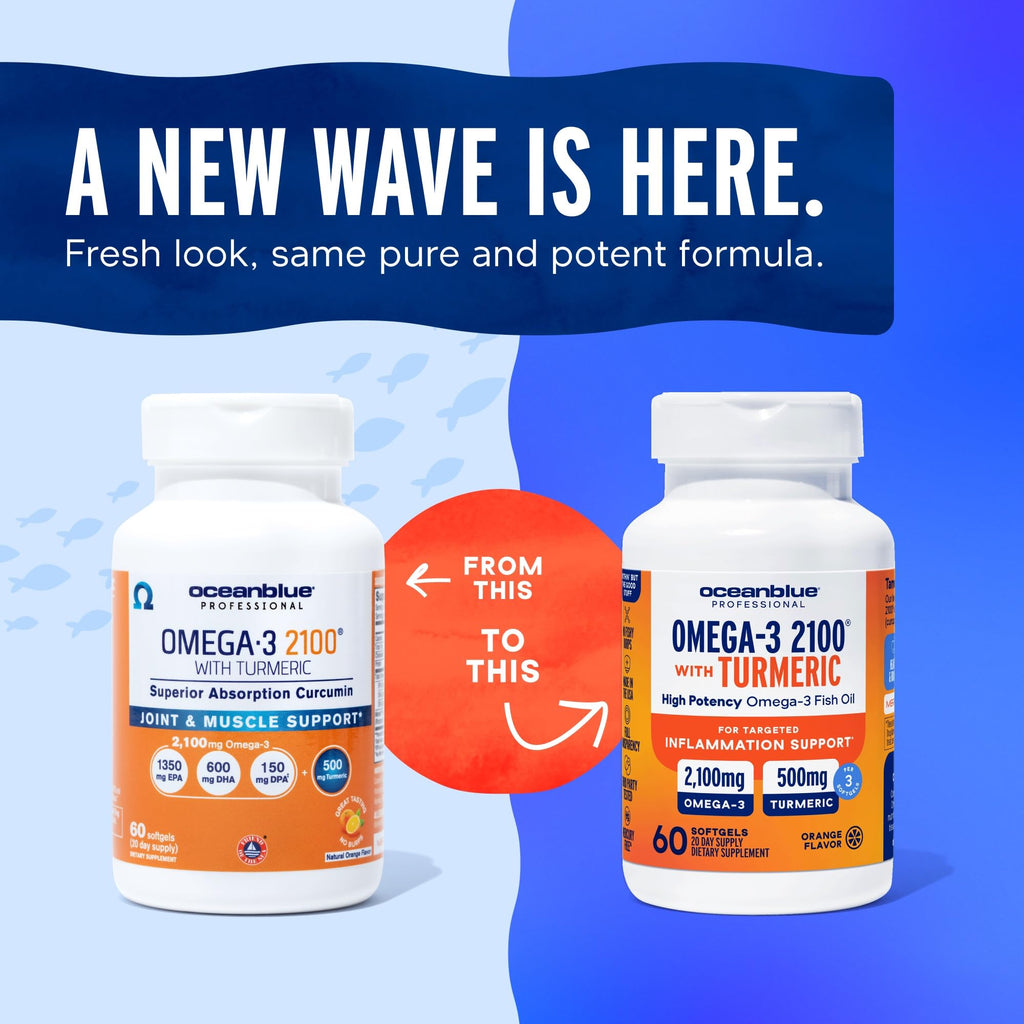 Omega-3 with Turmeric 60 Softgels E841
