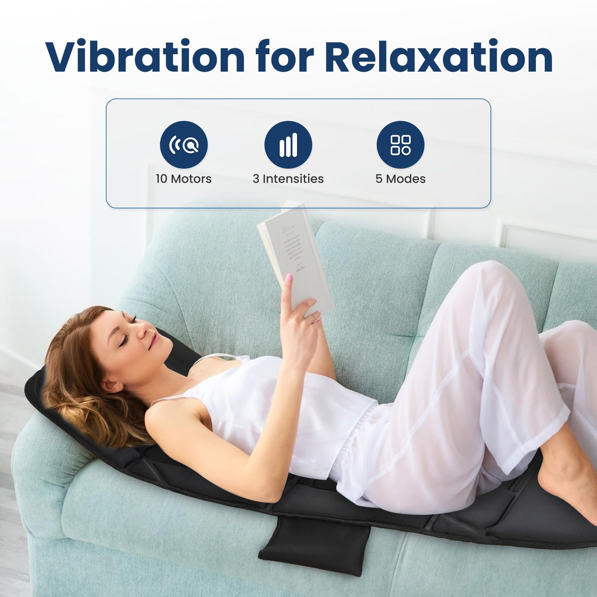 Full Body Massage Mat with Heat & Shiatsu Neck Massager O83793