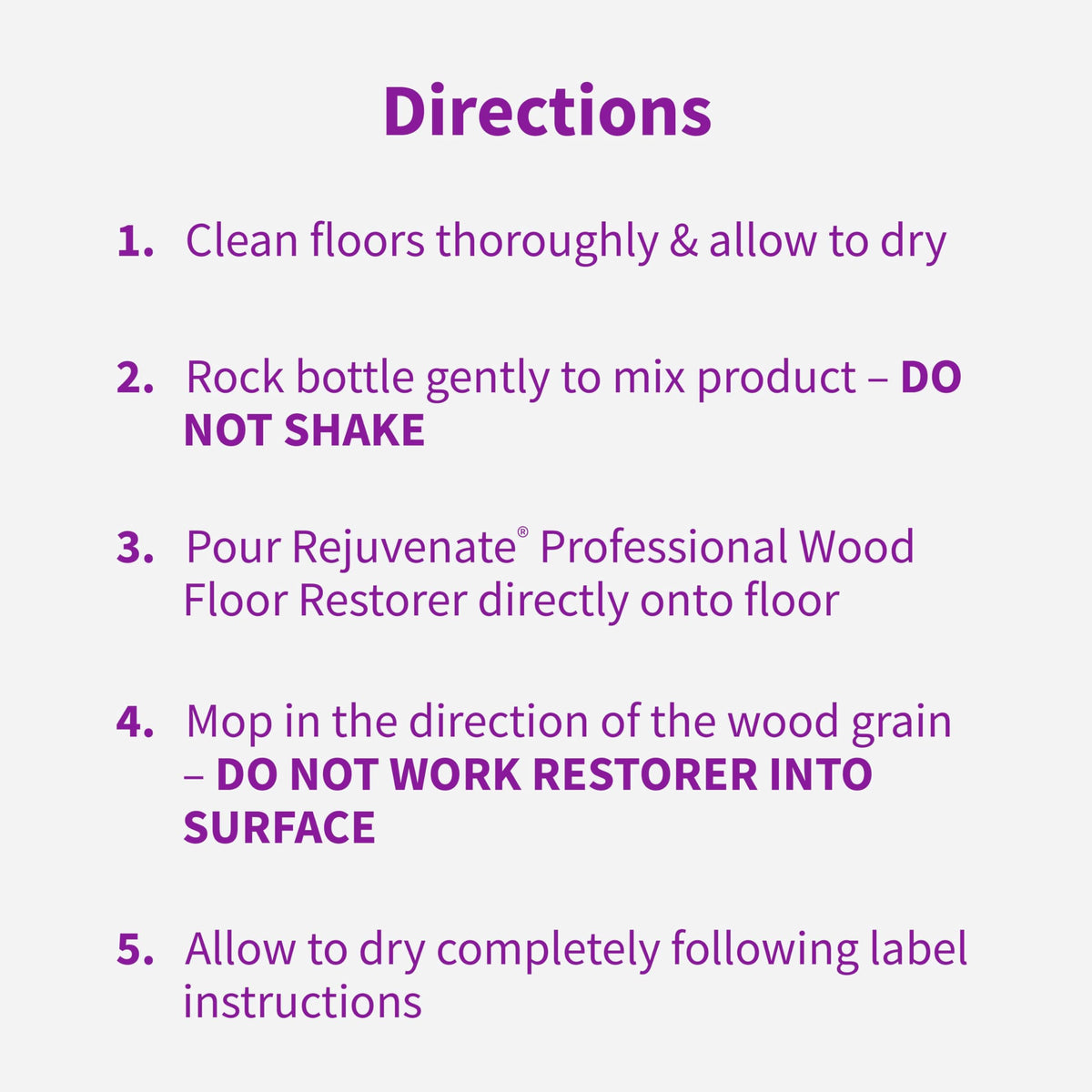 32 Oz Satin Finish Wood Floor Restorer A234983