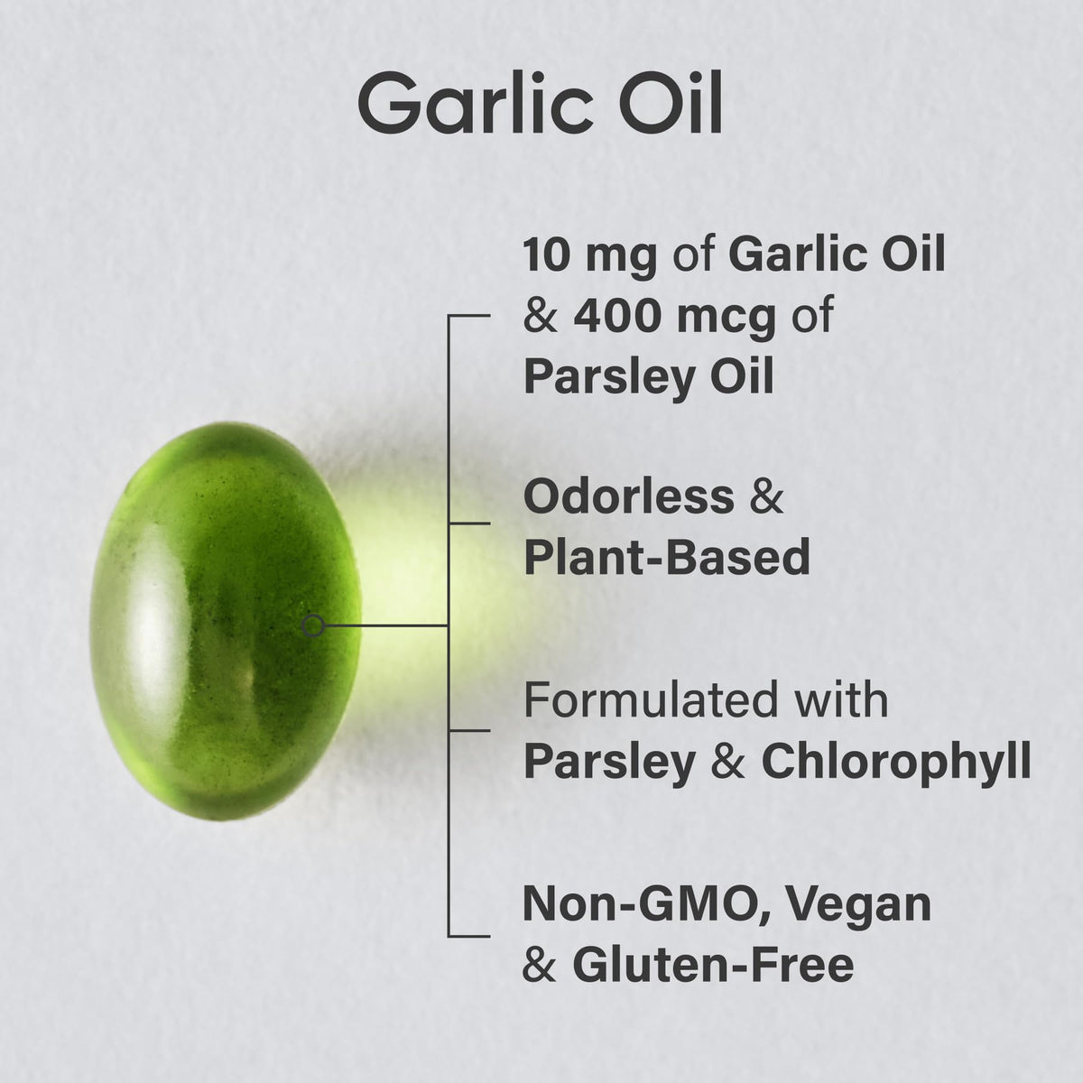 Odorless Garlic Oil 150 Capsules M990
