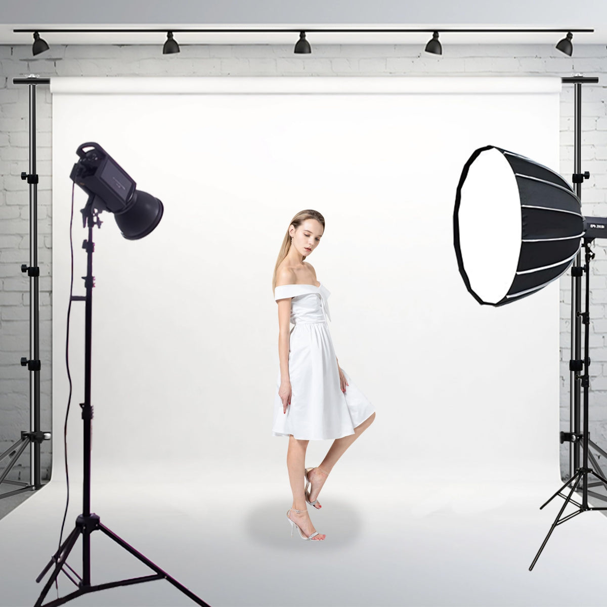 Adjustable Photo Backdrop Stand 9ft x 10ft with Carry Bag D5124