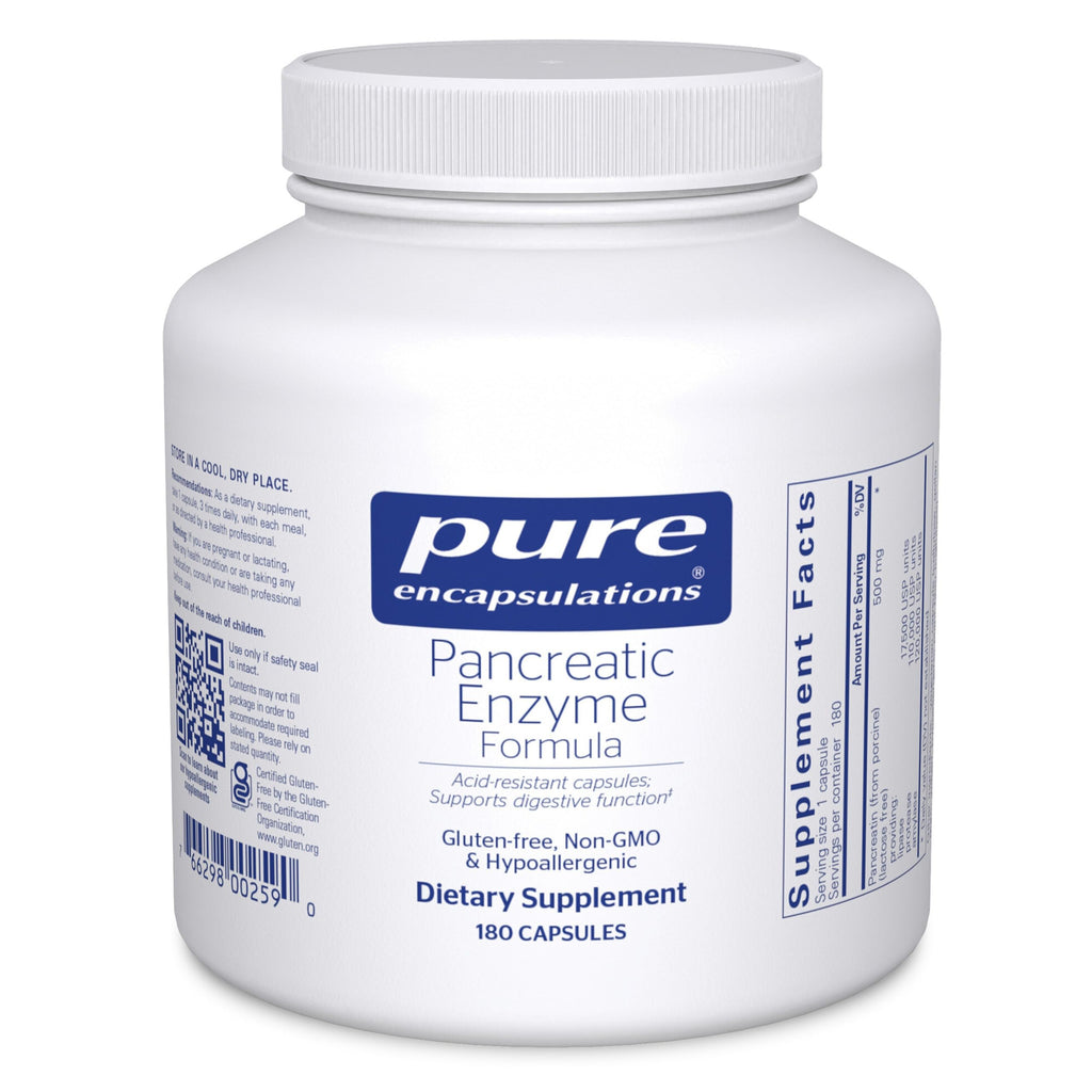 Pancreatic Enzyme Formula 180 Capsules D687167