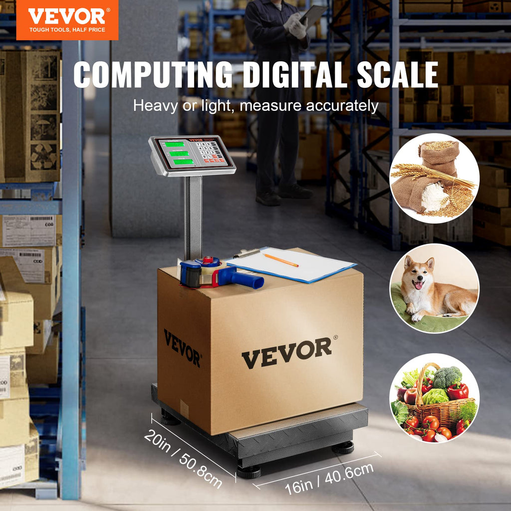 660 lbs Stainless Steel Digital Platform Scale G612