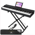 88 Key Fully Weighted Hammer Action Digital Piano with Stand F752956