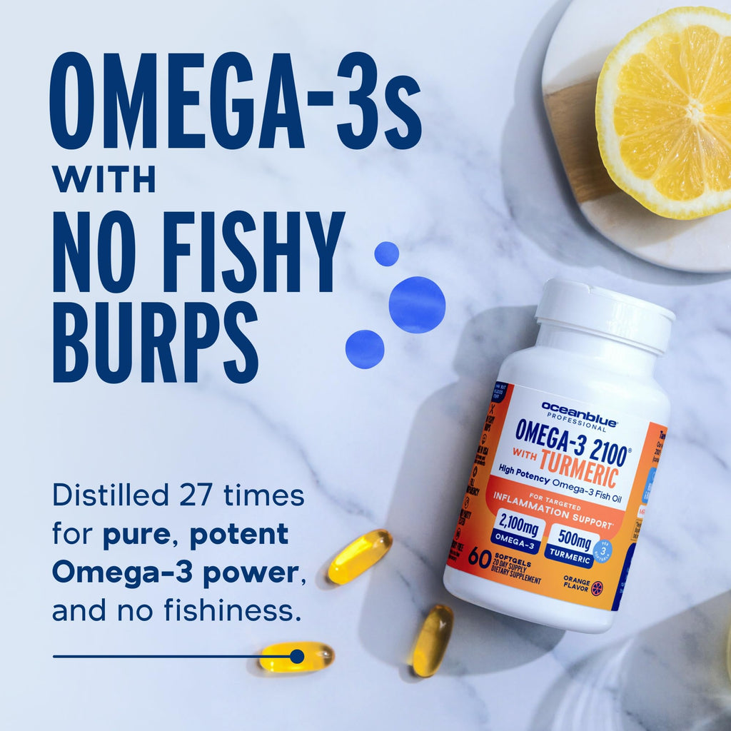 Omega-3 with Turmeric 60 Softgels E841