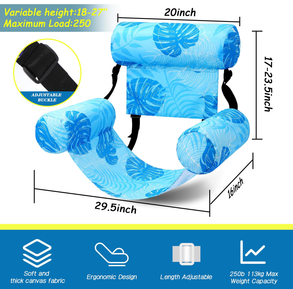 4 Pack Pool Floats Chairs V959