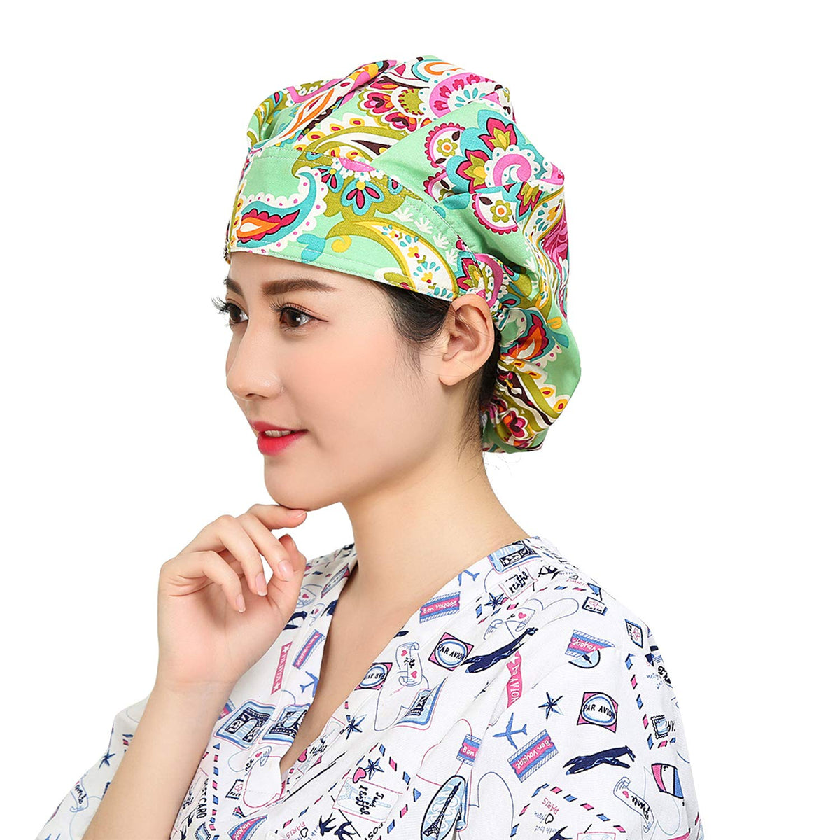 2 Pack Adjustable Cotton Working Cap with Sweatband R135739