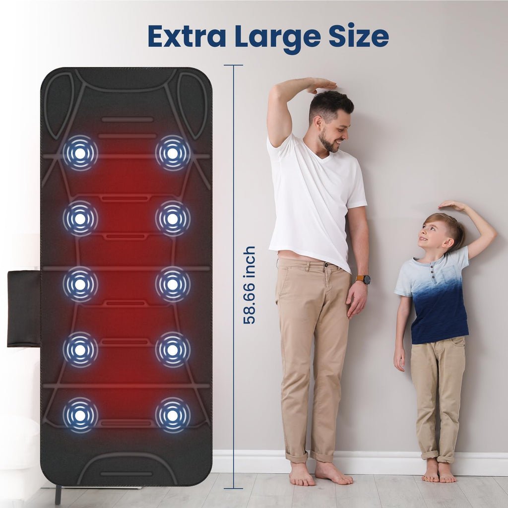 Full Body Massage Mat with Heat & Shiatsu Neck Massager O83793