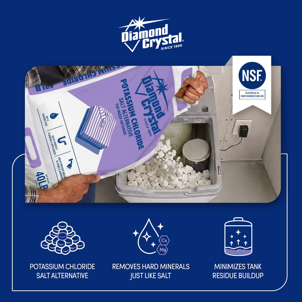 Potassium Chloride Salt Alternative 2 Pack 40 Pounds J1873