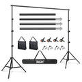 Adjustable Photo Backdrop Stand 9ft x 10ft with Carry Bag D5124