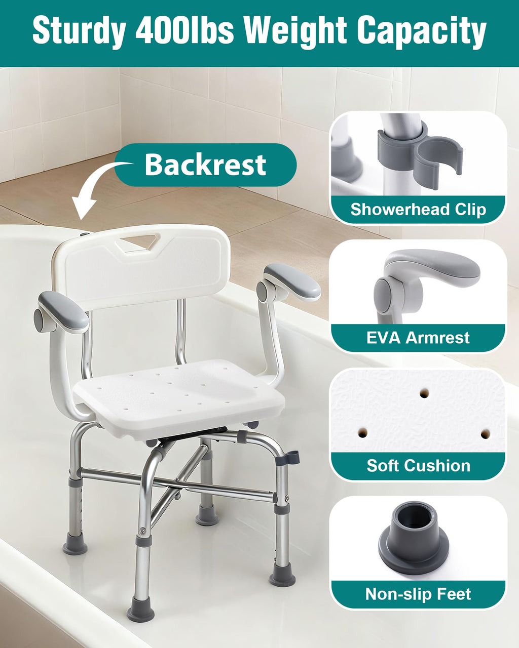 Adjustable Shower Chair L23318