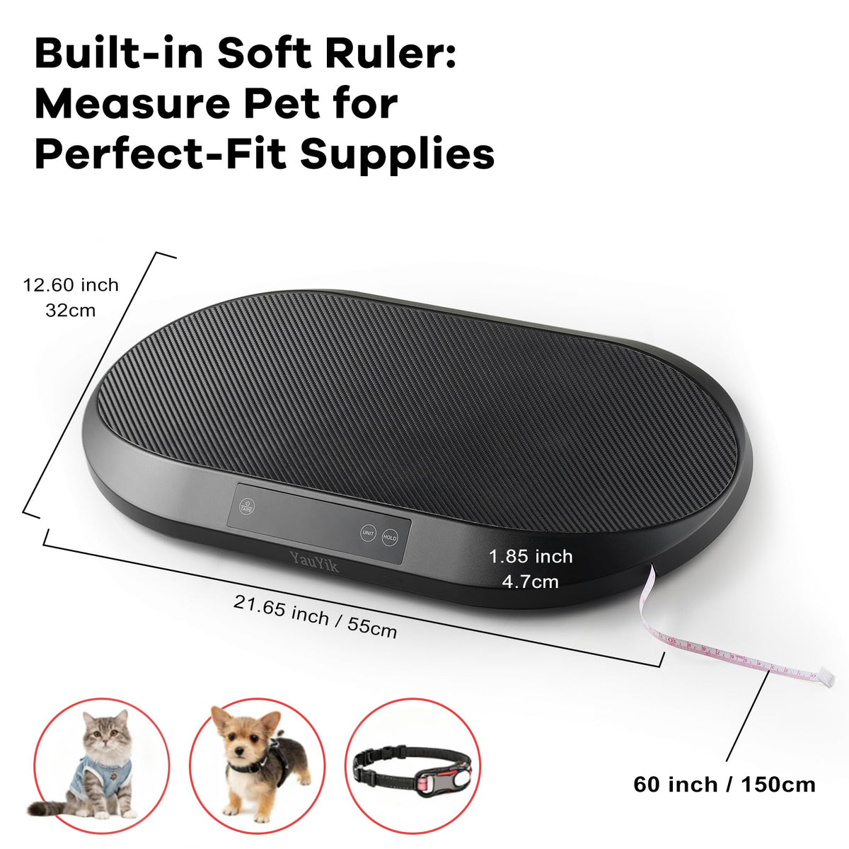 Baby Scale & Pet Scale with Tape Measure E411928