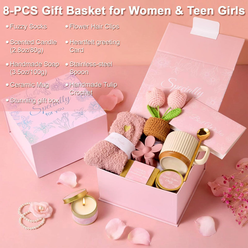 Pink 8PCS Gift Box Set E43387