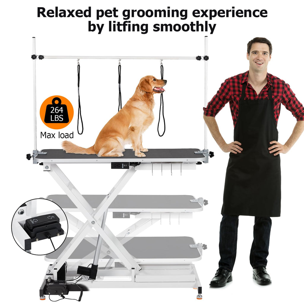 47" Height Adjustable Electric Pet Grooming Table U52046
