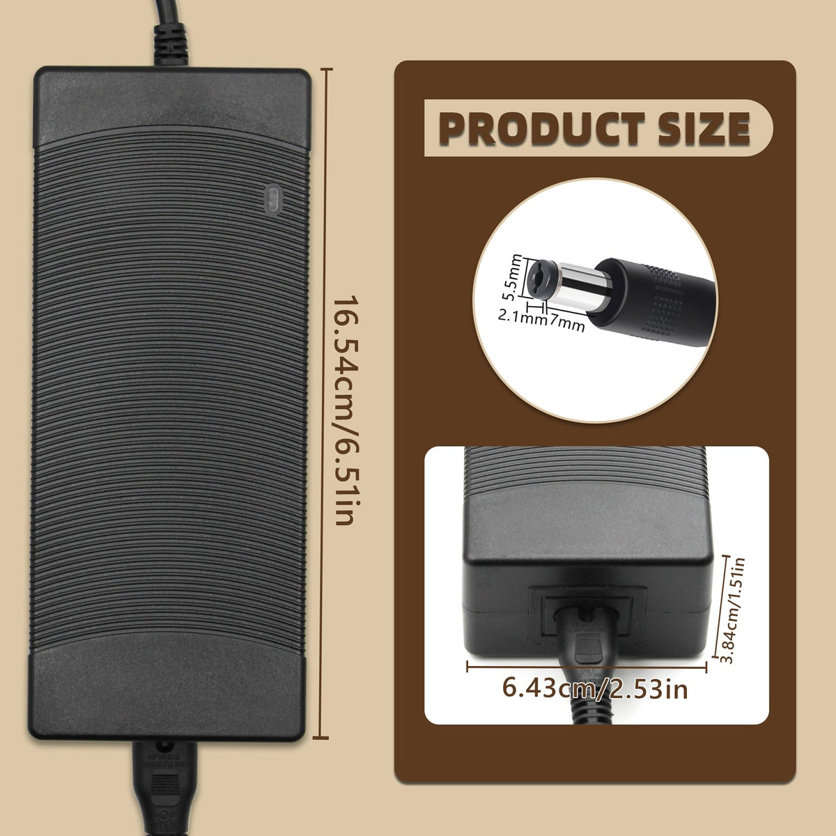 36V-42V 2A Electric Scooter Charger D689645
