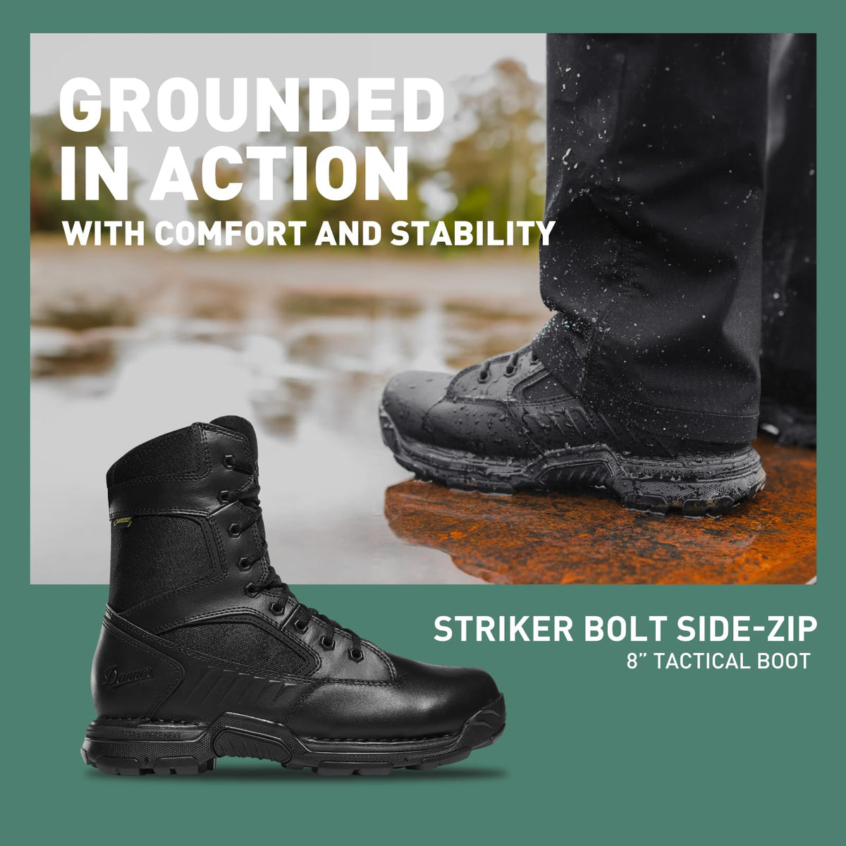Waterproof Side-Zip Boots X2523
