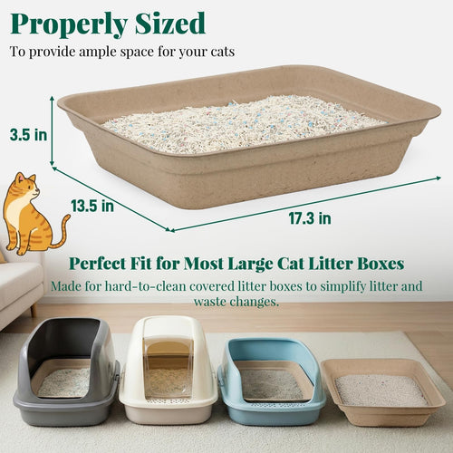 10-Pack Disposable Litter Box T5893