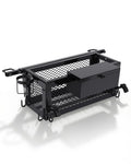Heavy Duty Steel Tractor Tool Box Basket 24x10x10in Powder Coated Black V7177