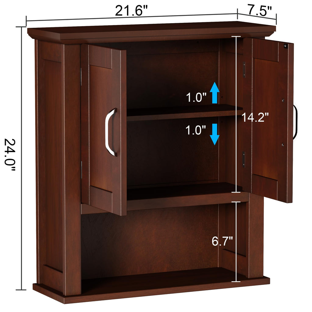 Wood Bathroom Wall Cabinet with Door D5949