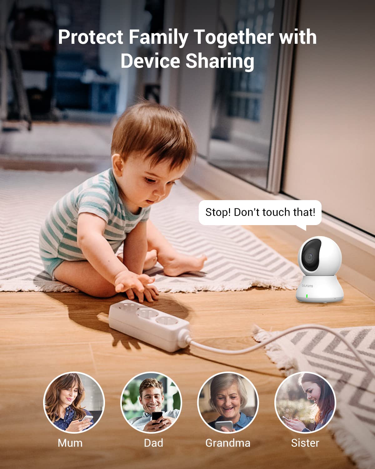 5G 360° PTZ Indoor Camera 2Pack T762
