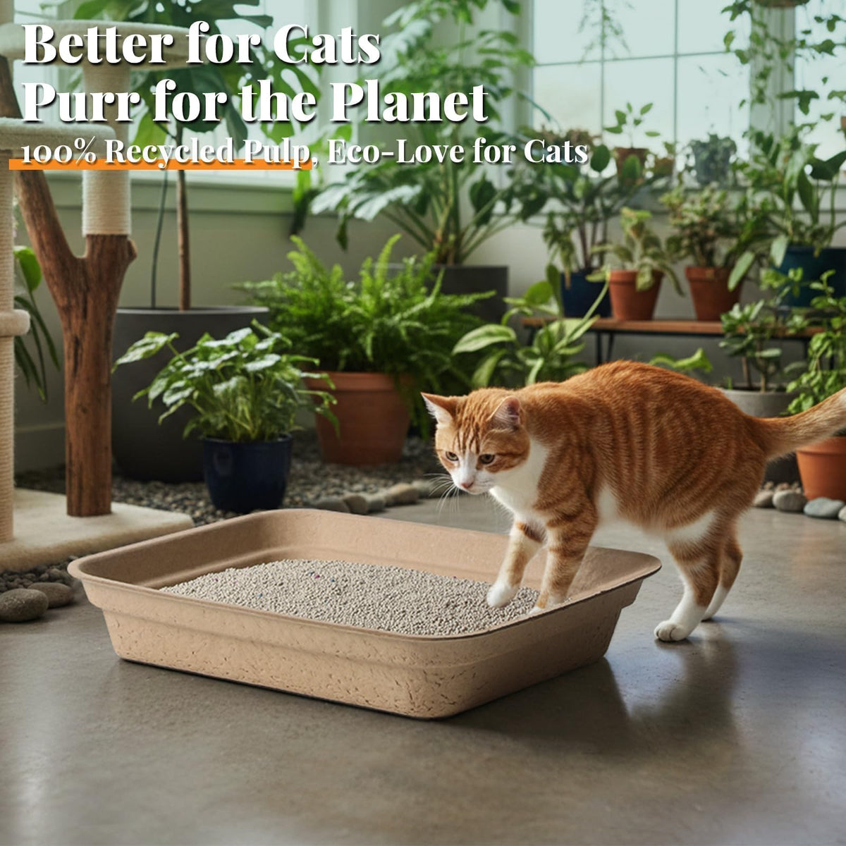 10-Pack Disposable Litter Box T5893