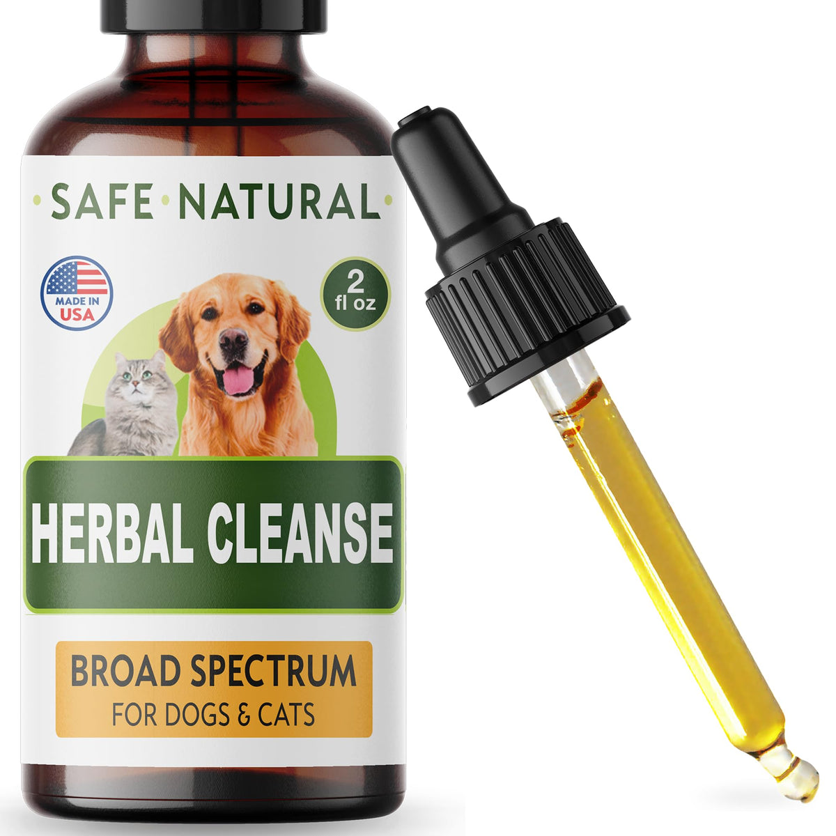 Herbal Cleanse for Cats and Dogs 2.0FlOz U6342