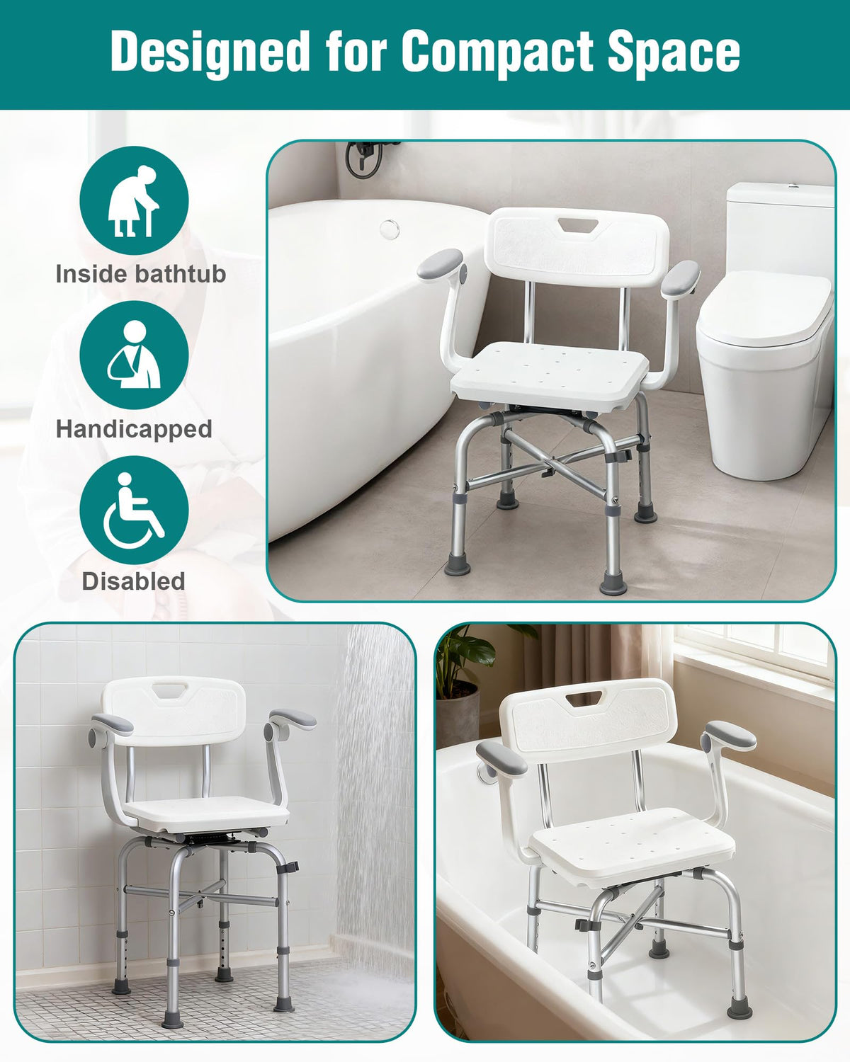 Adjustable Shower Chair L23318