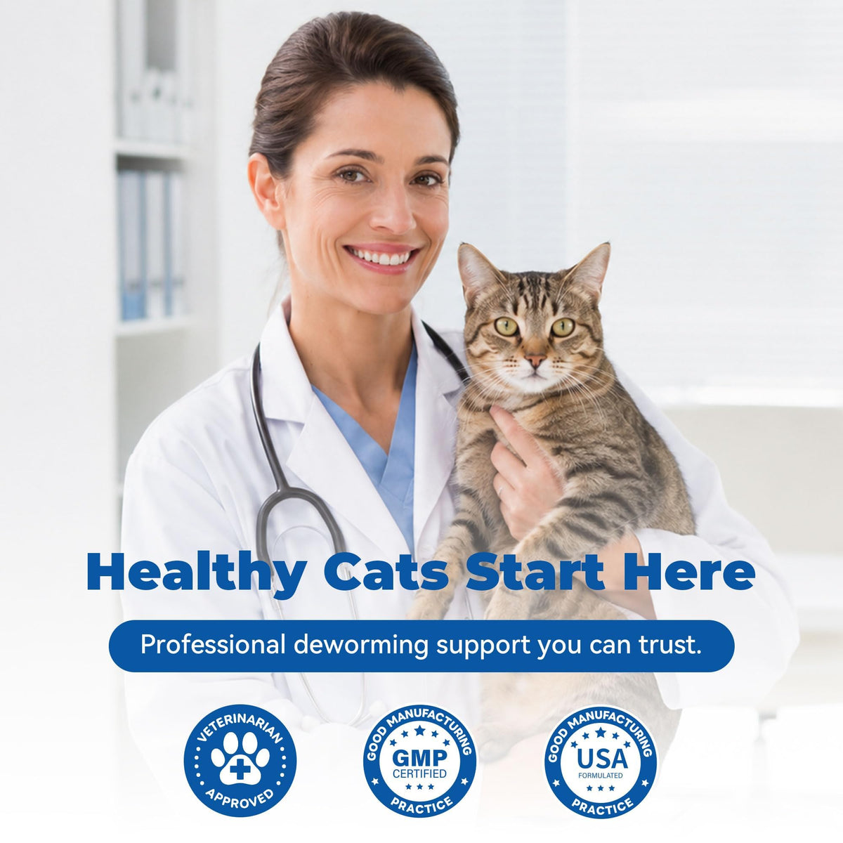 7 Way De-Wormer Chewable Tablets for Dogs & Cats, 50 Count C474