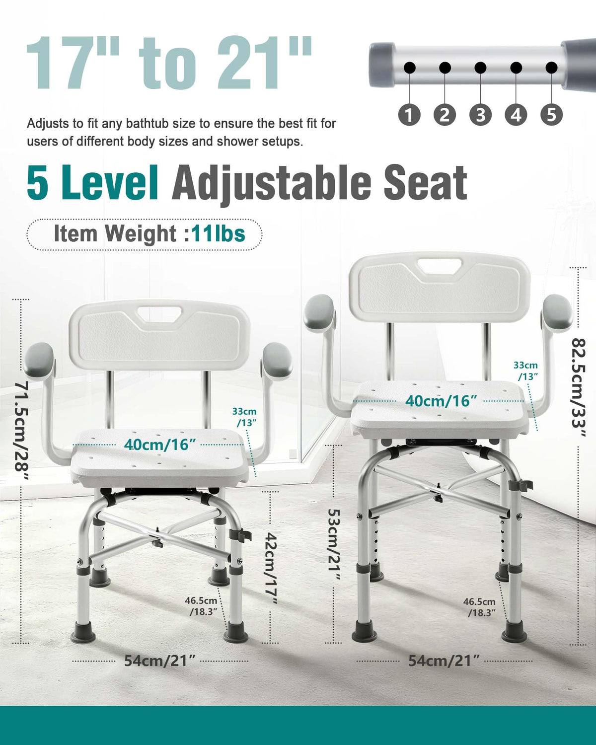 Adjustable Shower Chair L23318