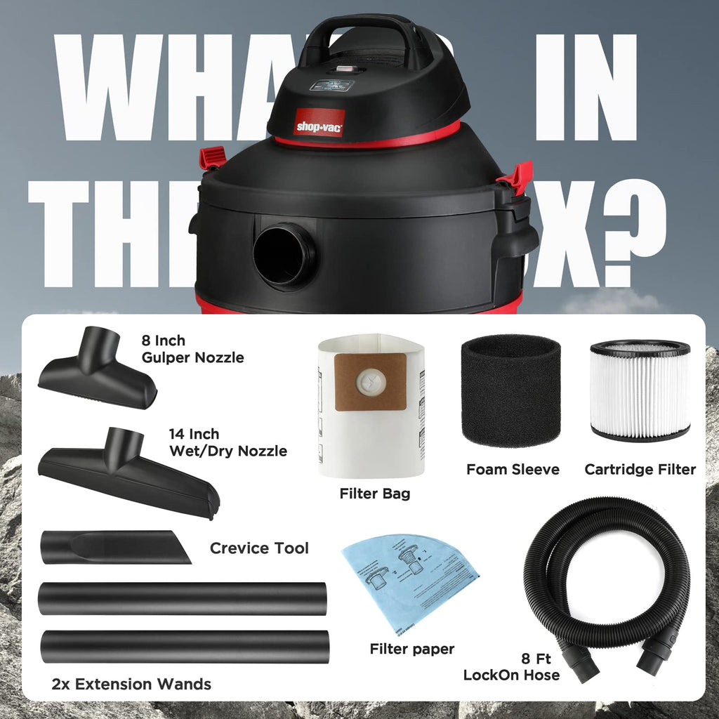 12 Gallon 5.5 Peak HP Wet/Dry Vacuum W46484
