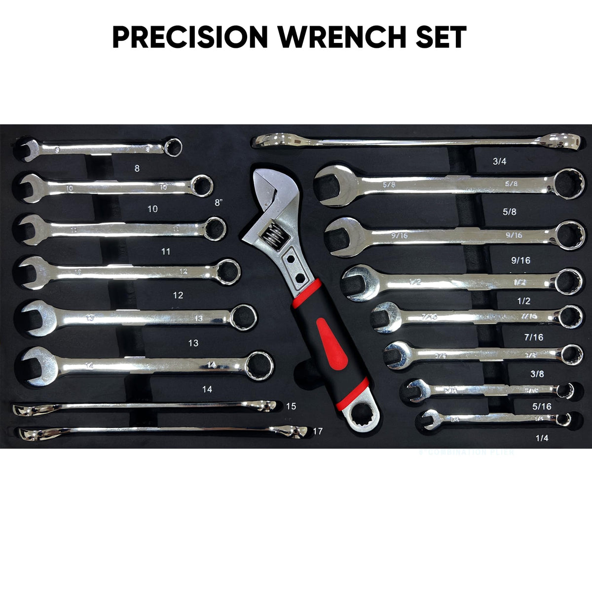 3-Drawer Steel Tool Chest with 439-Piece Mechanics Tool Set S1025