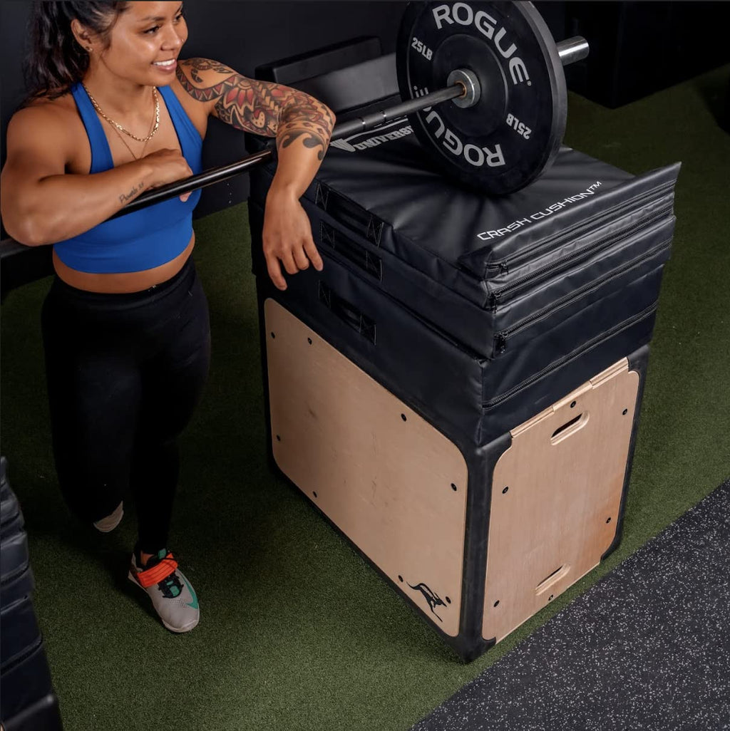 3 in 1 Foam and Wood Plyometric Box W180