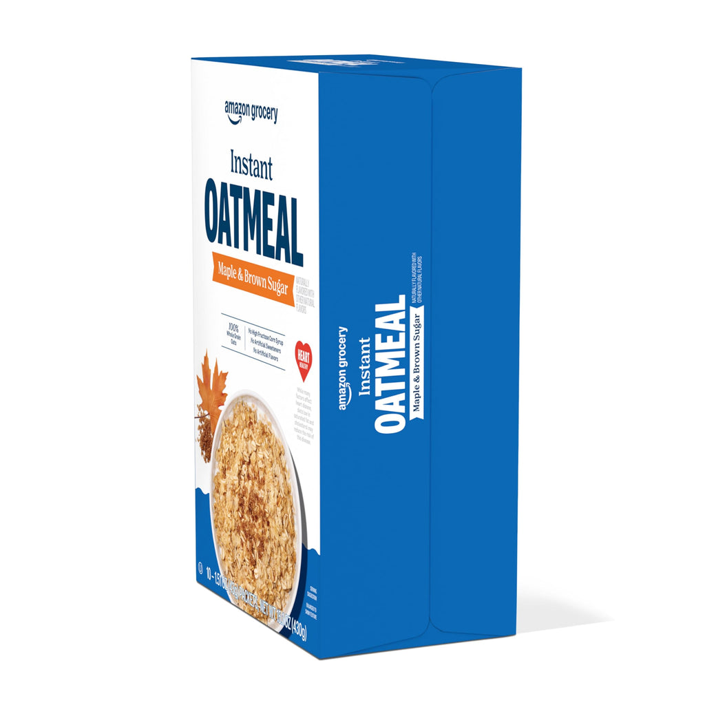 Maple & Brown Sugar Instant Oatmeal, 15.1 Oz, 10 Ct R698949