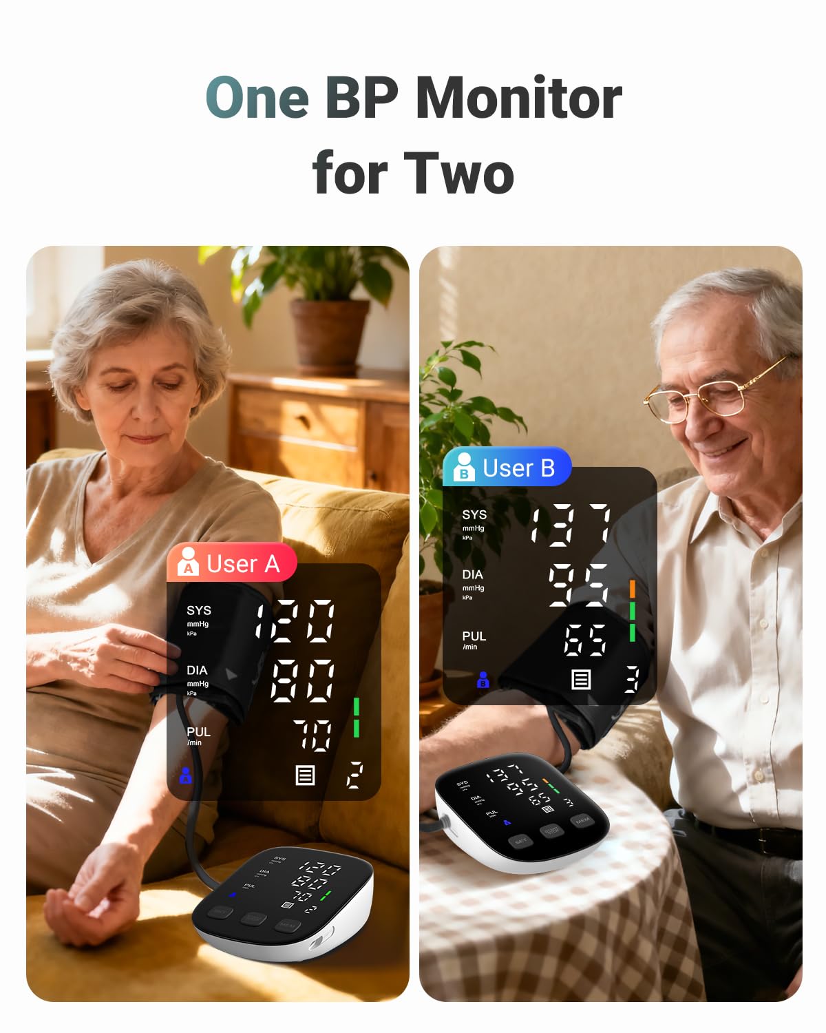 Upper Arm Blood Pressure Monitor with 22-42cm Cuff Q273179