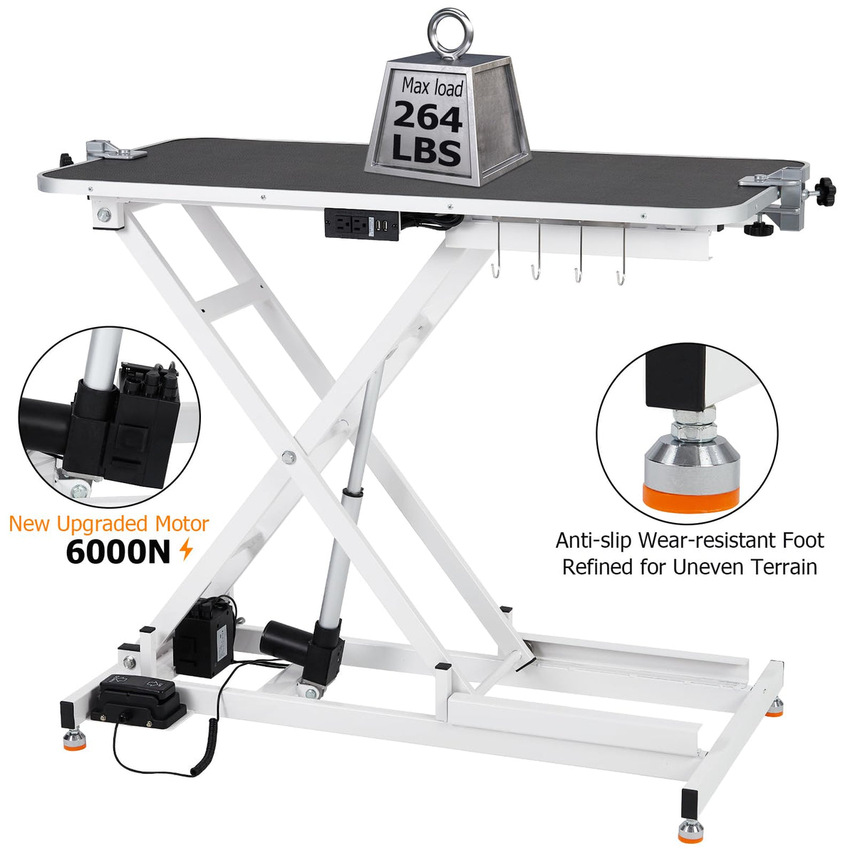 47" Height Adjustable Electric Pet Grooming Table U52046