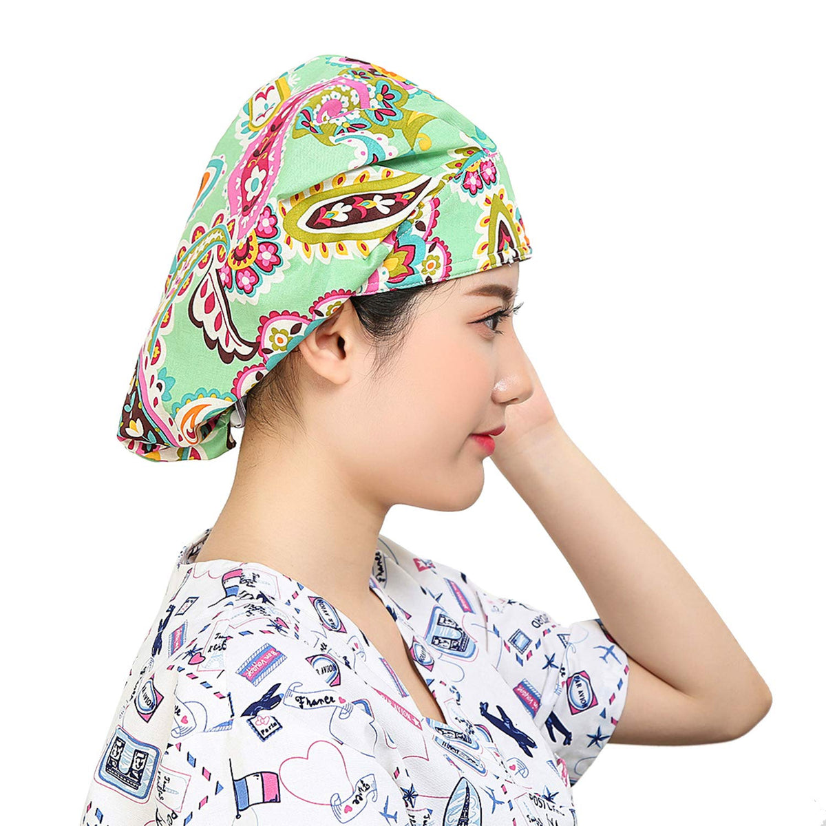 2 Pack Adjustable Cotton Working Cap with Sweatband R135739