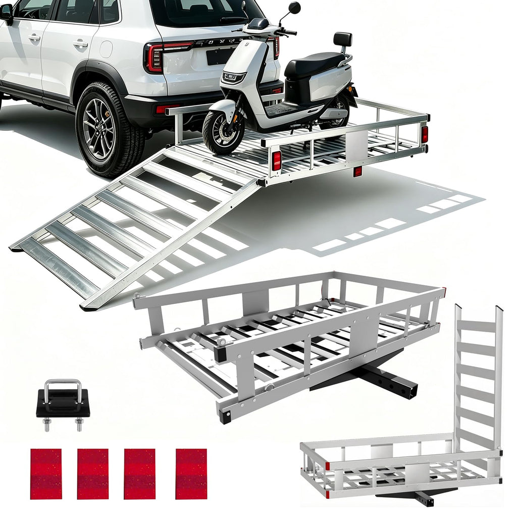 500 LBS Aluminum Hitch Cargo Carrier J465225