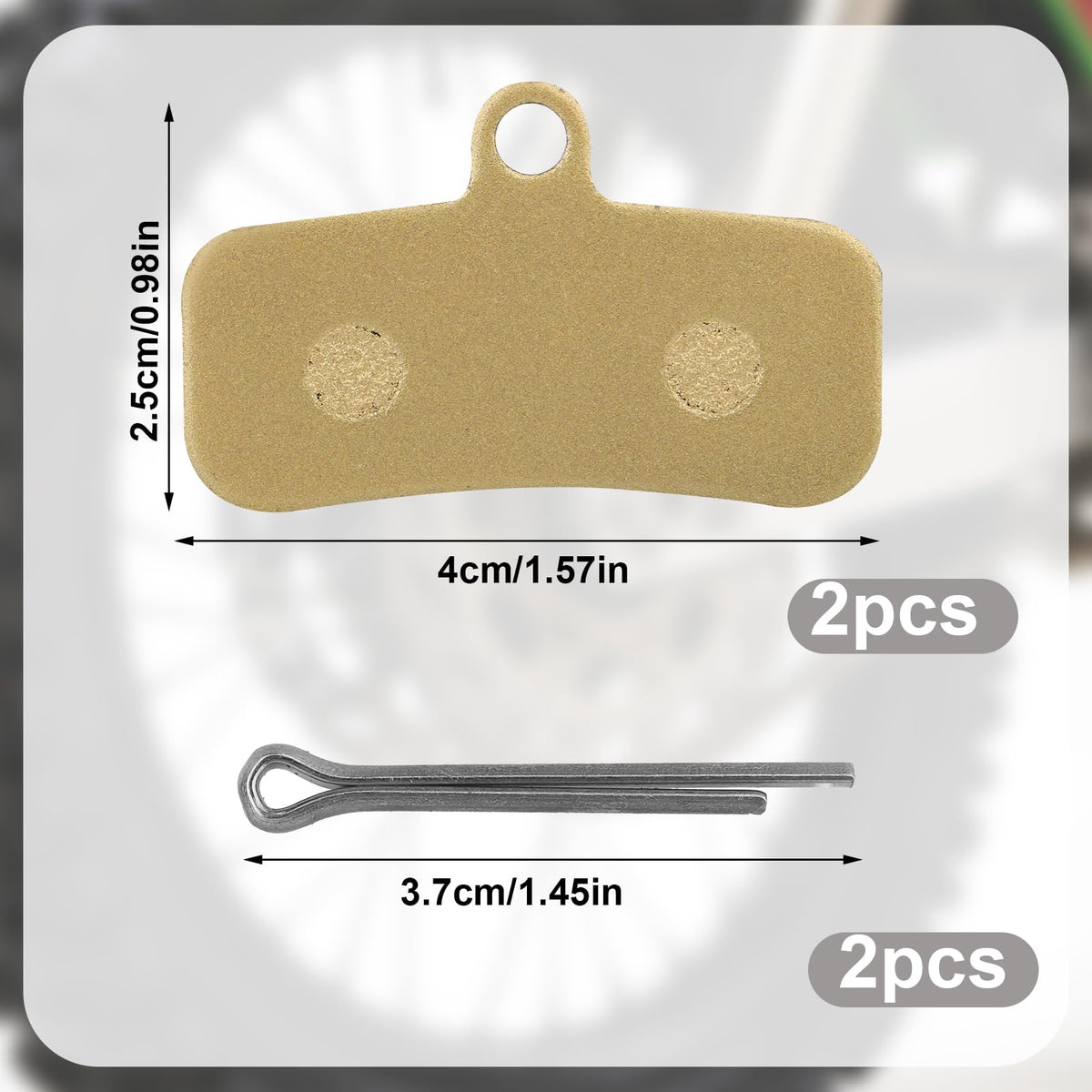 Disc Ebike Brake Pads F16897