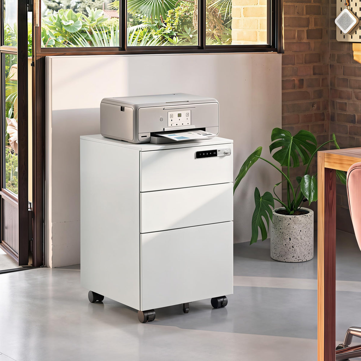 3 Drawer File Cabinet with Combination Lock F972306