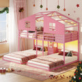 Triple Bunk Bed Twin Over Twin with Storage D274467