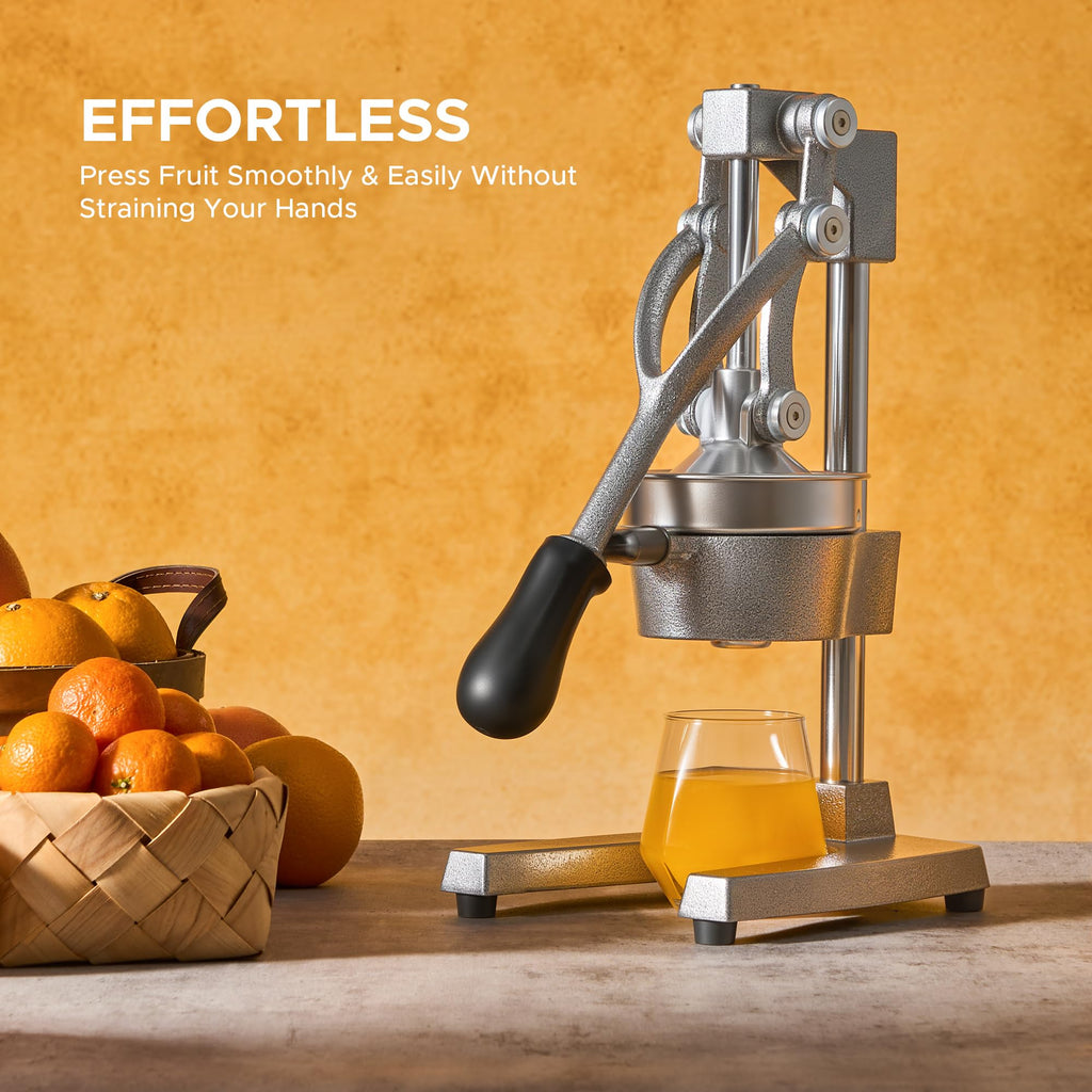 Cast Iron Manual Citrus Juicer with Strainer G359