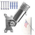 Flag Pole Holder, 316 Stainless Steel, 180° Adjustable J44941