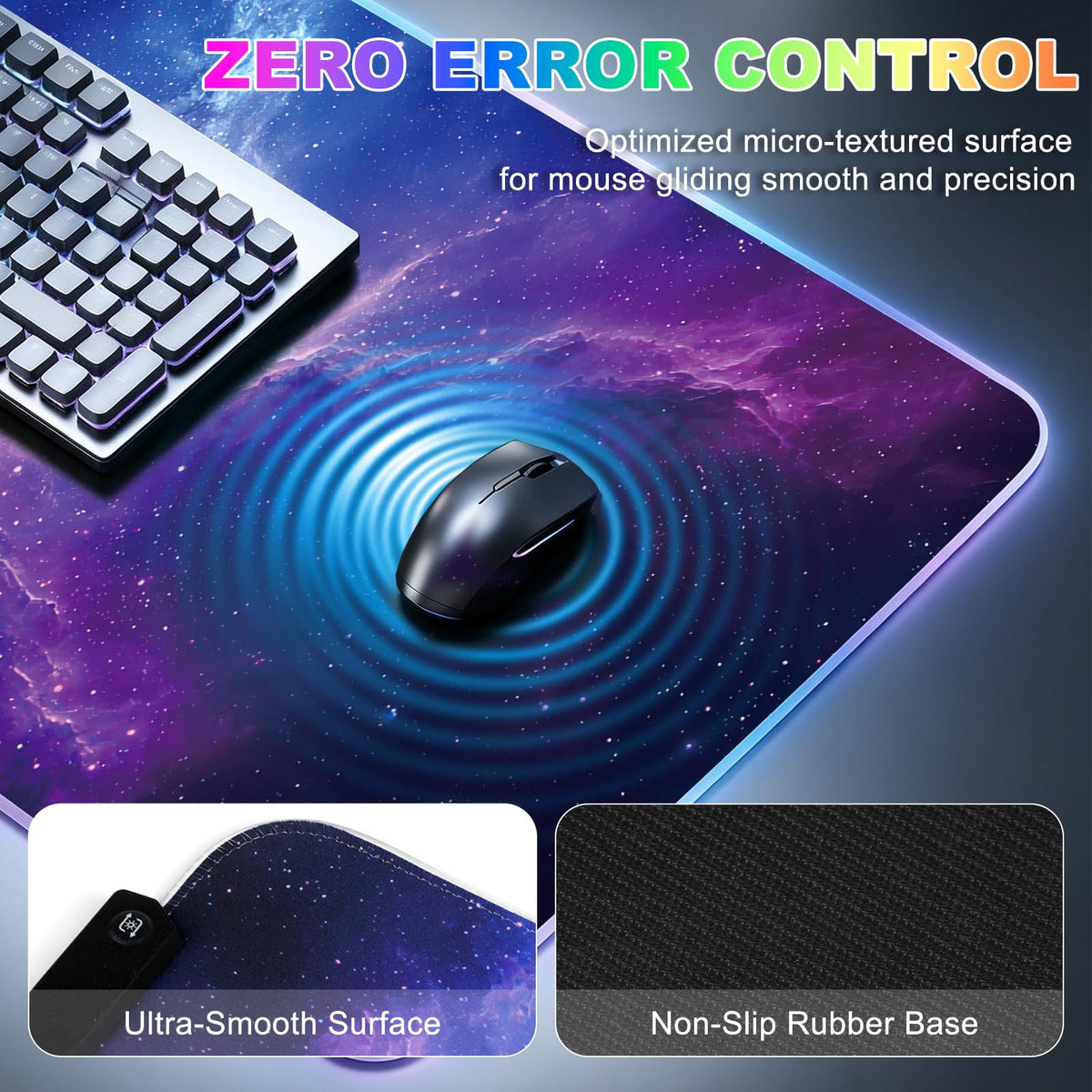 RGB LED Gaming Mouse Pad P1908